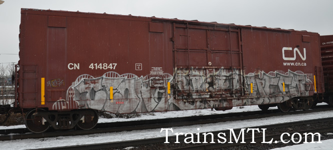 Car/wagon CN414847 right side / coté droit